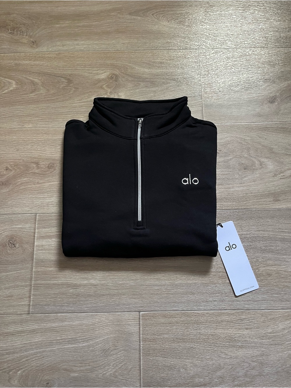 Alo Yoga Accolade Black Quarter Zip Pullover - All Sizes XS - XL